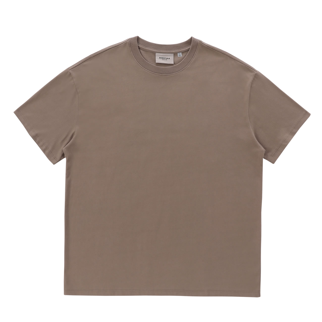 Fear Of God Essentials T Shirt Cream Buttercream Ss21 (2) - newkick.vip